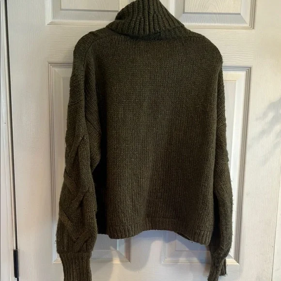 Madewell Green Cowl Neck Sweater - Picture 5 of 5
